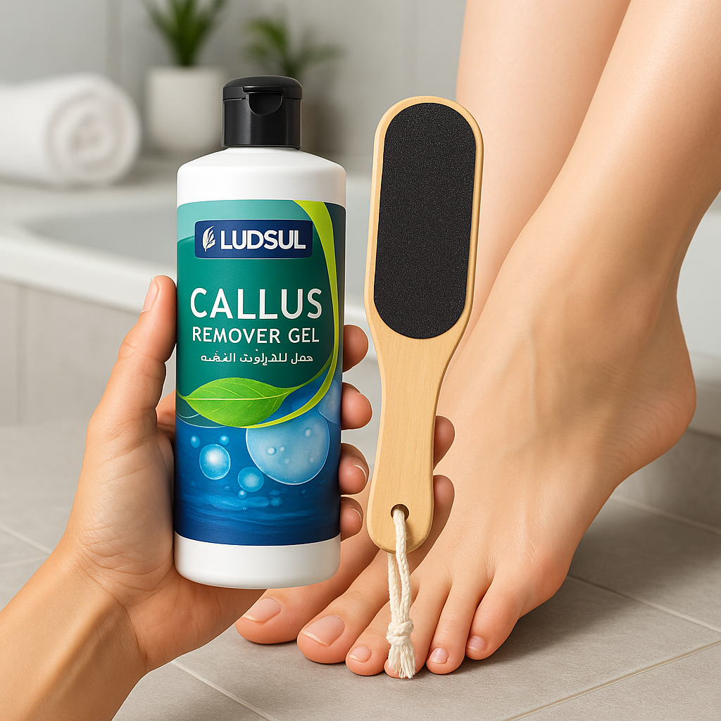 كالوس مع محجارة لتنظيف وتنعيم القدم